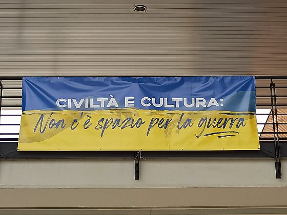 Università degli Studi Roma Tre - Banners in support of Ukraine