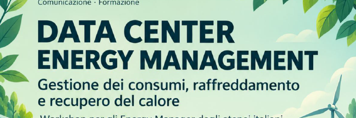 Workshop GdL RUS Energia “Data Center Energy Management”
