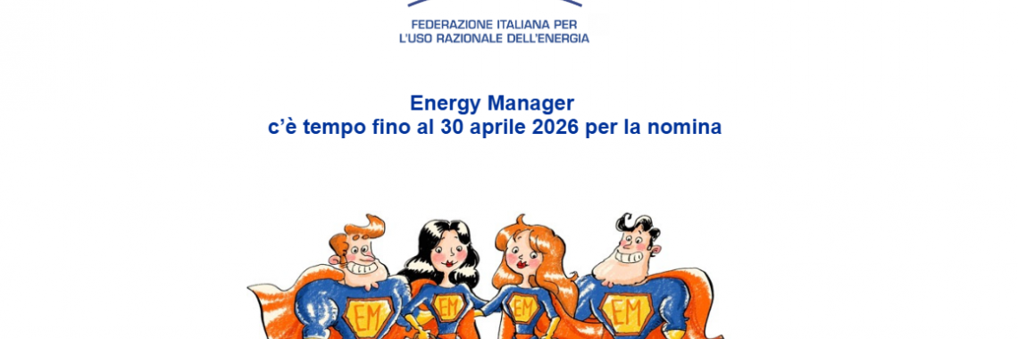 Scadenza per la nomina dell'Energy Manager