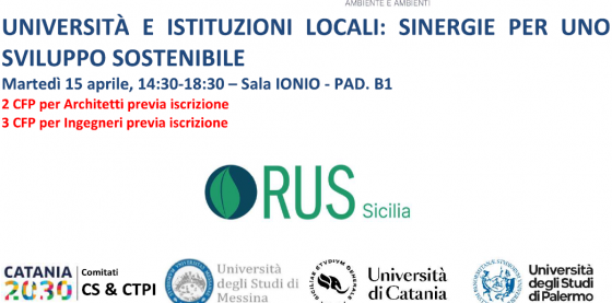 Università e istituzioni locali: sinergie per uno sviluppo sostenibile