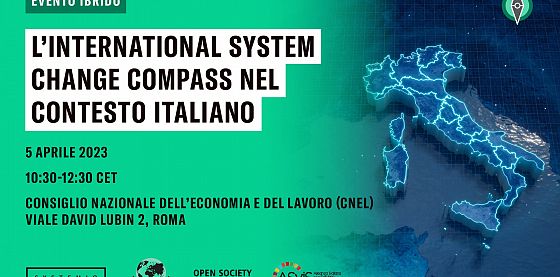 L’International system change compass nel contesto italiano. Realizzare il Green deal europeo