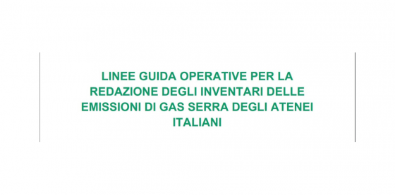 White Paper - Gruppo di Lavoro RUS Cambiamenti climatici